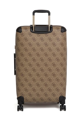 Valise grand volume Berta - Beige et marron - 70 cm