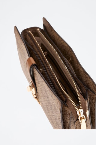 Sac porté épaule Zamira - Beige et marron