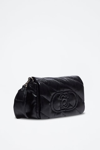 Sac porté épaule Glossy - Noir