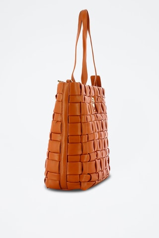 Sac porté épaule en cuir - Marron