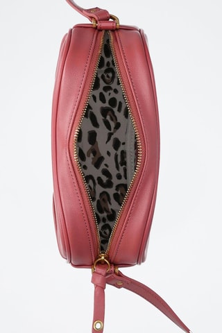 Sac bandoulière en cuir - Rouge