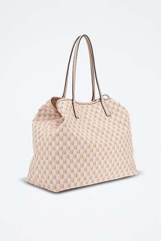 Cabas et pochette G Wave - Rose poudré