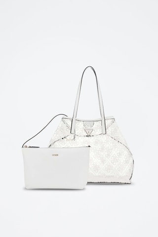 Cabas et pochette Tuana Large - Blanc
