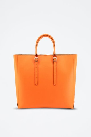 Cabas en cuir - Orange