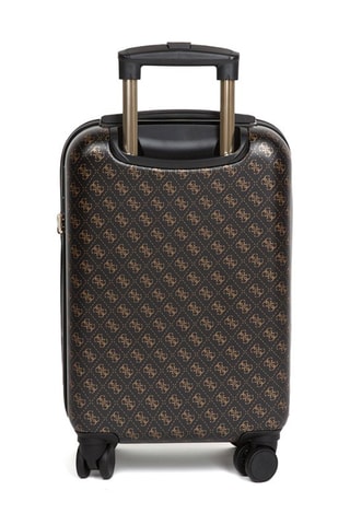 Valise cabine en soie de bambou Jesco - Noir et marron - 54 cm