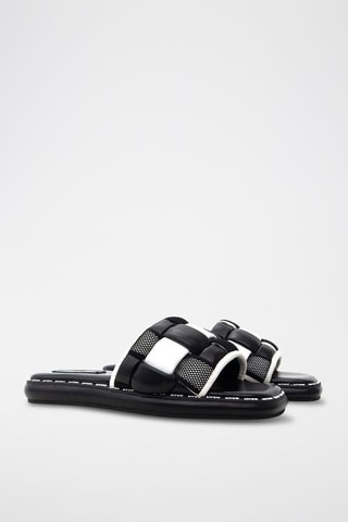 Mules - Noir et blanc