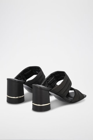 Mules à talons - Noir