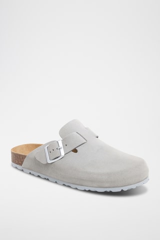 Socas em nobuck - Cinzento