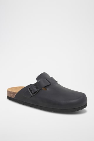 Socas em couro - Preto