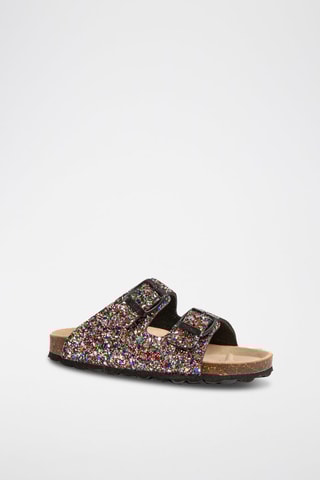 Mules Preto mesclado