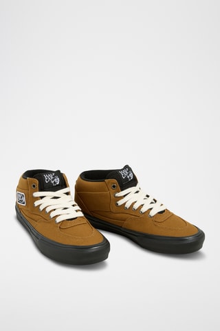 Hoge Gympen Skate Half Cab Duck - Bruin en zwart