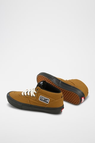 Hoge Gympen Skate Half Cab Duck - Bruin en zwart