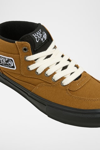 Hoge Gympen Skate Half Cab Duck - Bruin en zwart
