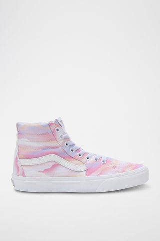 Hoge Gympen Sk8-Hi  Roze en Wit