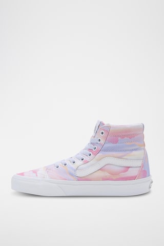 Hoge Gympen Sk8-Hi  Roze en Wit
