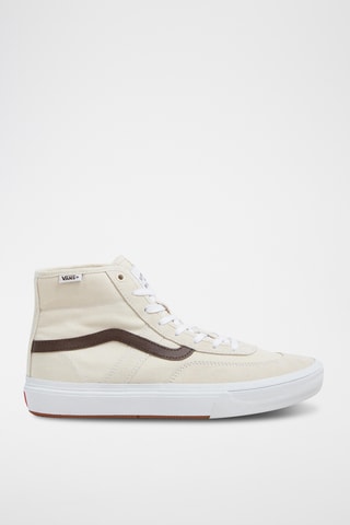 Hoge Gympen Skate Crocket High - Beige