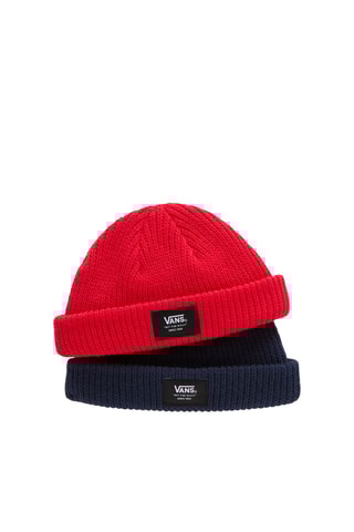 2 Mutsen - Rood en Marineblauw