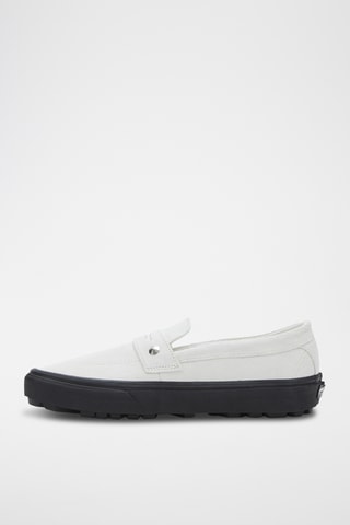 Nubuck Mocassins Style 53 - Wit 