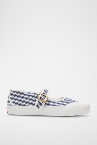 Mary Janes - Wit en blauw