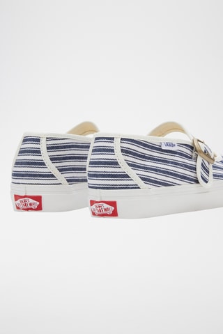 Mary Janes - Wit en blauw