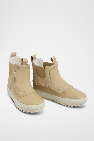 Leren Chelsea Boots MTE - Beige