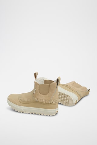 Leren Chelsea Boots MTE - Beige