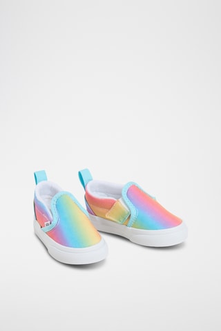 Slip-ons V - Turquoise en Geel 
