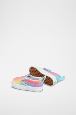 Slip-ons V - Turquoise en Geel 