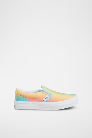 Slip-ons Classic - Geel en turquoise