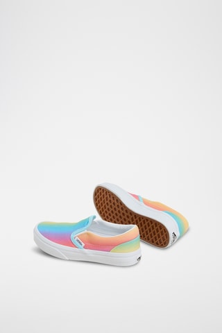 Slip-ons Classic - Geel en turquoise