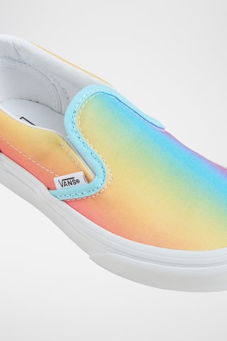 Slip-ons Classic - Geel en turquoise