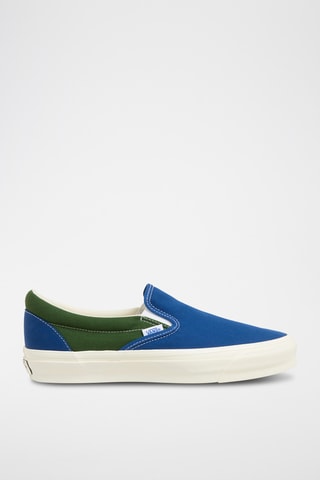 Nubuck Slip-ons Reissue 98 - Felblauw