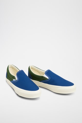 Nubuck Slip-ons Reissue 98 - Felblauw