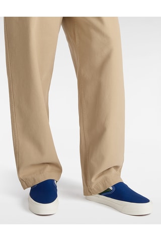 Nubuck Slip-ons Reissue 98 - Felblauw