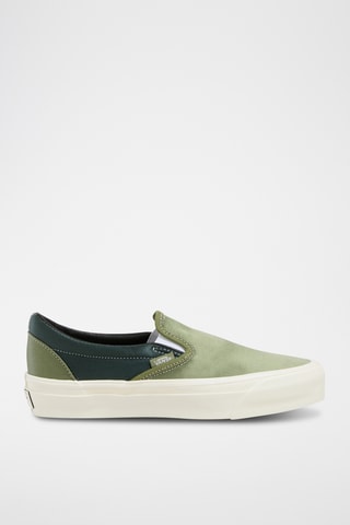 Leren Slip-ons Reissue 98 - Donkergroen en Olijfgroen
