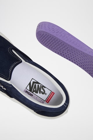 Nubuck Slip-ons Skare - Marineblauw