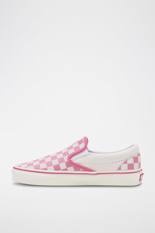 Leren Slip-ons Classic - Roze en Wit
