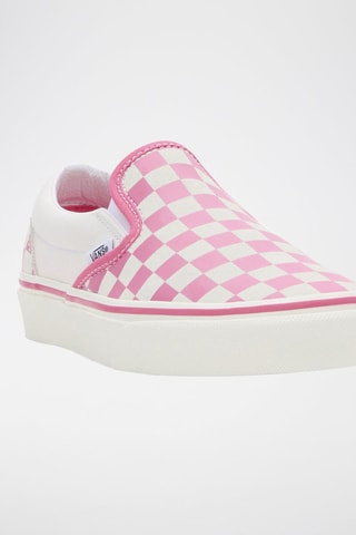 Leren Slip-ons Classic - Roze en Wit