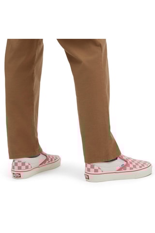 Leren Slip-ons Classic - Roze en Wit