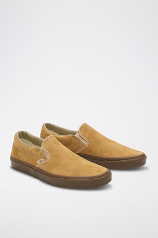 Nubuck Slip-ons Classic  Camel