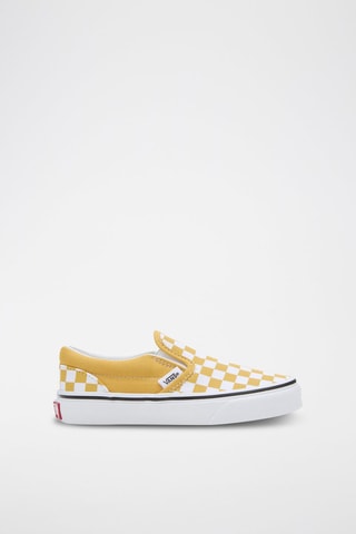 Slip-ons UY Classic - Wit en Mosterdgeel 