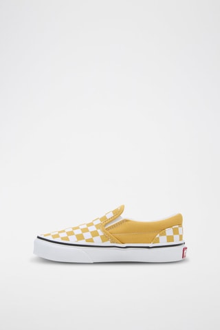 Slip-ons UY Classic - Wit en Mosterdgeel 