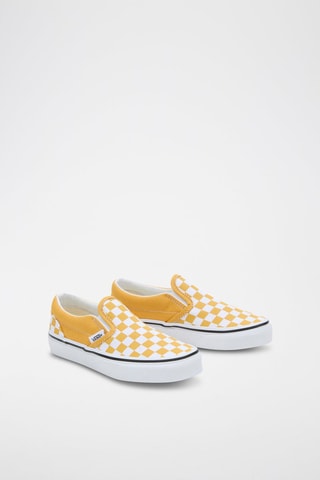 Slip-ons UY Classic - Wit en Mosterdgeel 