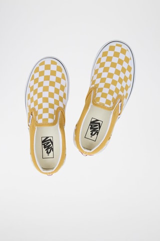 Slip-ons UY Classic - Wit en Mosterdgeel 