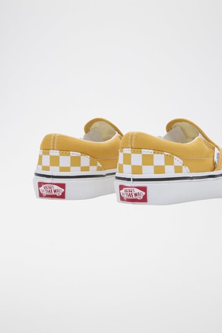 Slip-ons UY Classic - Wit en Mosterdgeel 