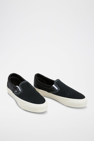 Nubuck Slip-ons Reissue 98 - Zwart