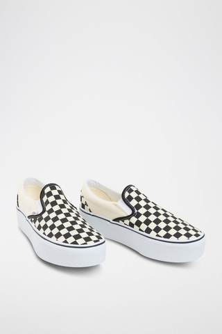 Platform Slip-ons UA Classic Stackform - Wit en Zwart