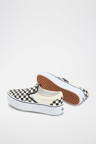Platform Slip-ons UA Classic Stackform - Wit en Zwart