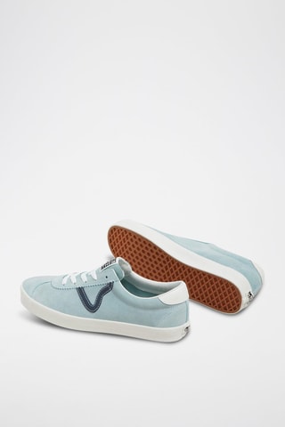 Baskets en nubuck Sport Low 2-TONE - Bleu clair