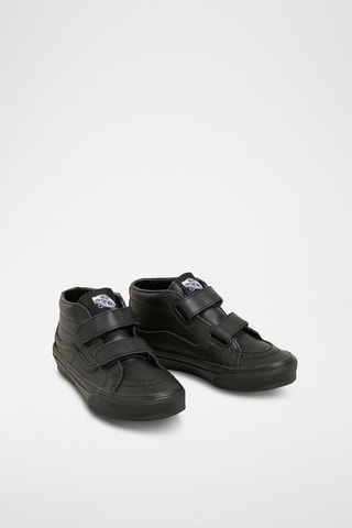 Hoge Leren Sneakers Sk8-Mid Reissue V - Zwart